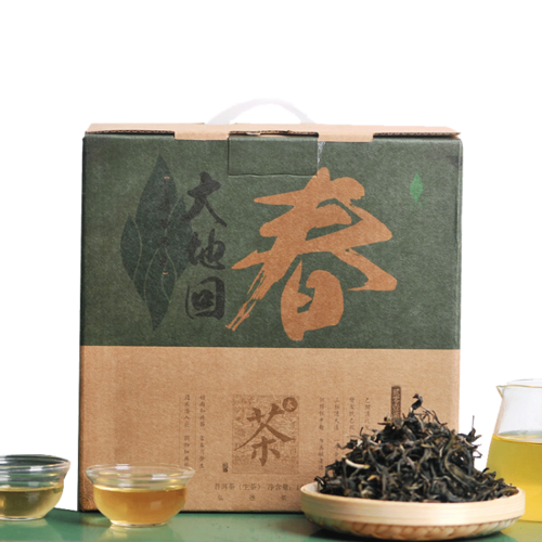 品味歲月醇香 云南普洱茶普之味生茶2017十味藏香系列之大地回春布朗山春茶散茶